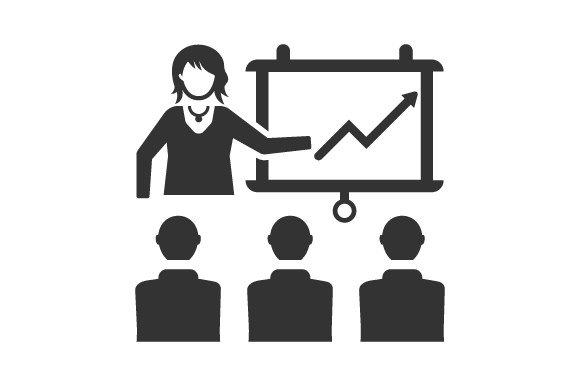Business Graphical Presentation Icon: Versatile and Stylish