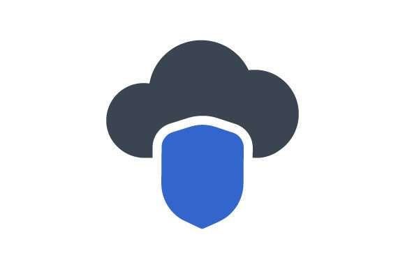 Cloud Protection Icon: A Versatile and Visually Appealing Design Element