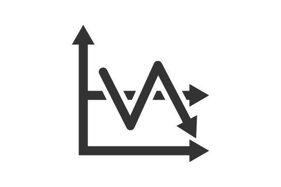 Enhance Your Design Projects with the Business Decrease Report Icon and Beautiful Glyph Icon
