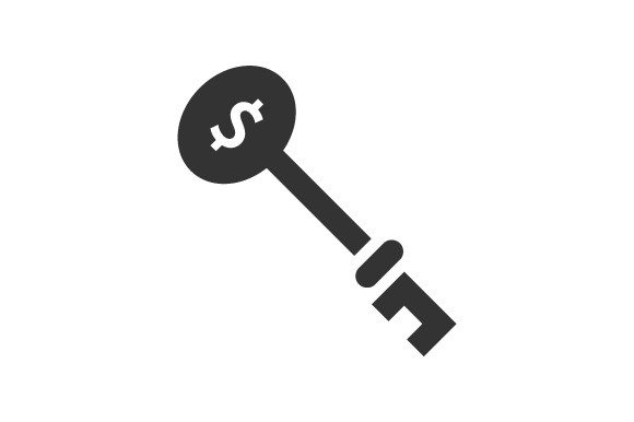 Unlocking Potential with the Key to Success Icon
